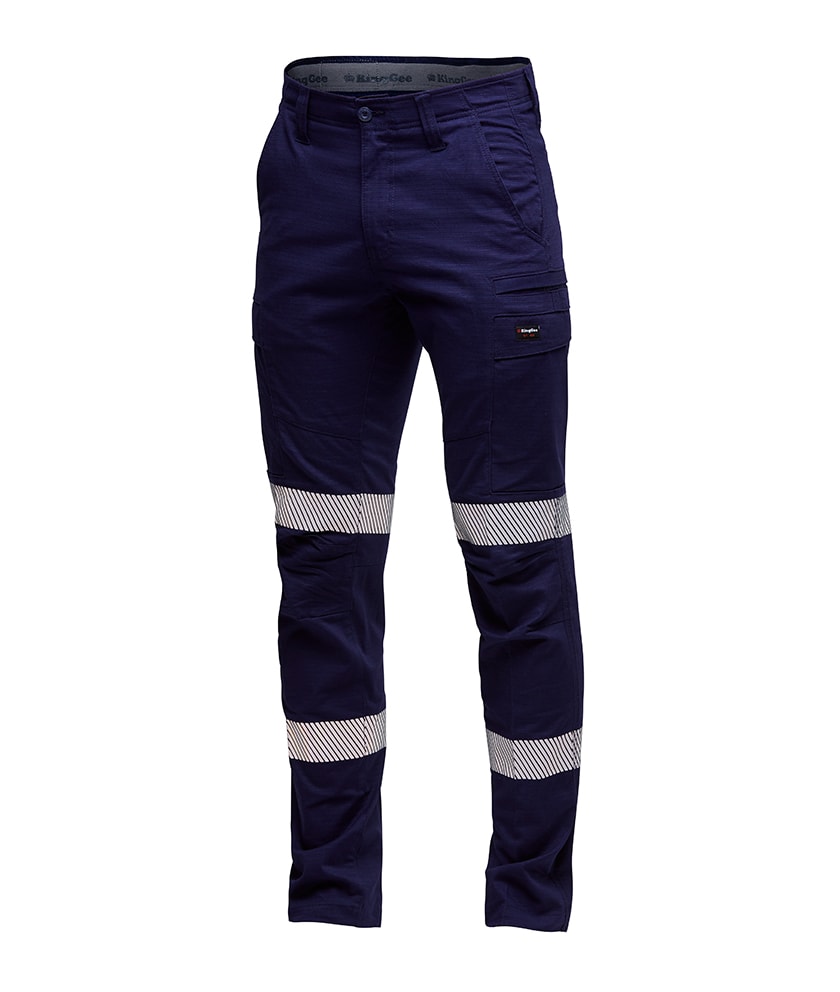 KingGee, Ripstop Workcool Pro Bio Motion Pant Regular Fit - Navy - 92