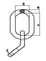 Bullivants Link Bracket M12, 1.0T