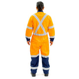 Bison, TTMC X-Back Overall, 43302X - Orange/Navy - 97