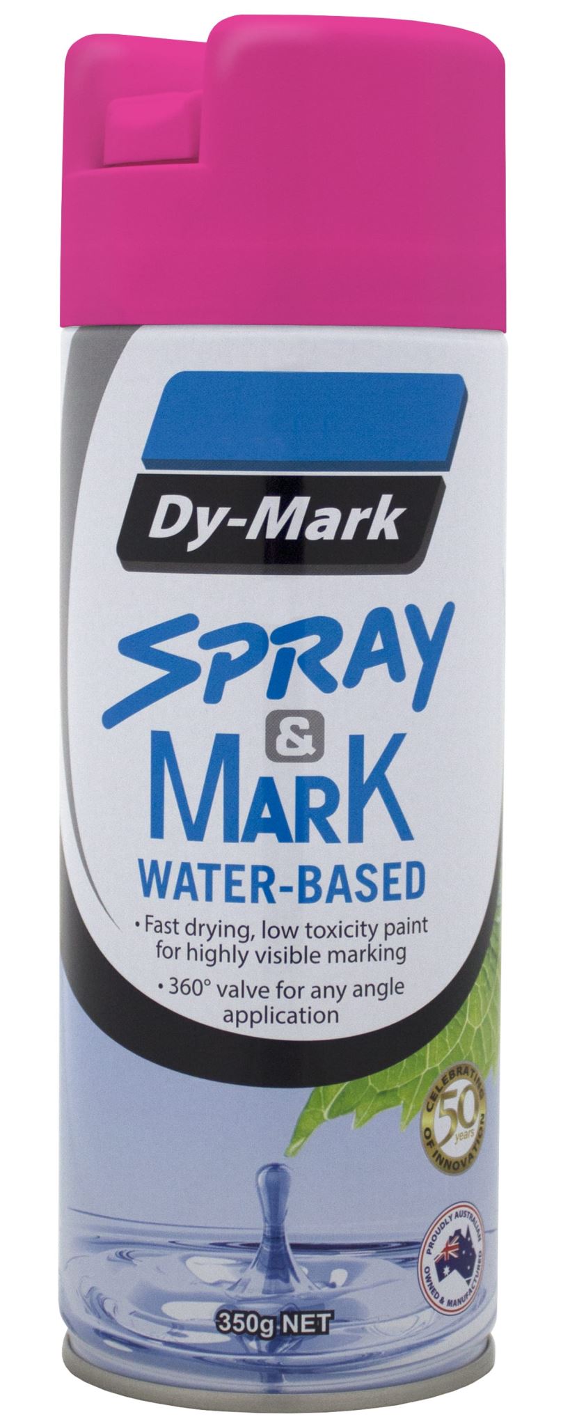 Dy-Mark Spray & Mark Water Based Fluoro Pink 350g