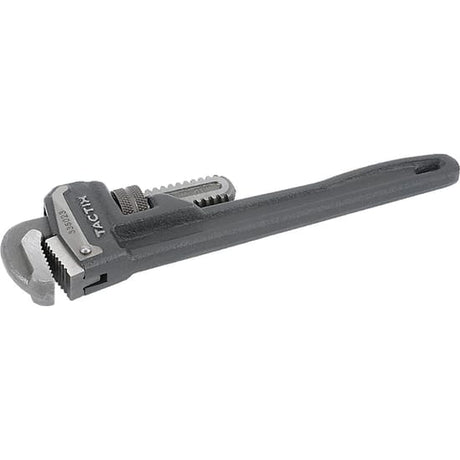 Heavy-duty 450mm pipe wrench made from Chrome Molybdenum steel, ideal for plumbing and maintenance tasks.