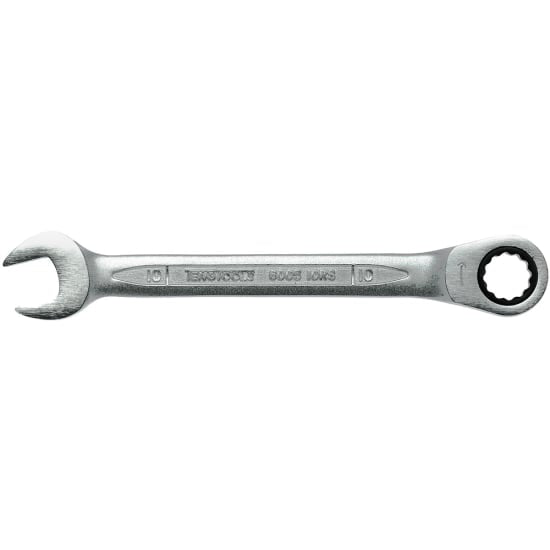 Teng 10mm Combination Spanner made of Chrome Vanadium Steel with 12-point ring end for superior torque and access in tight spaces.