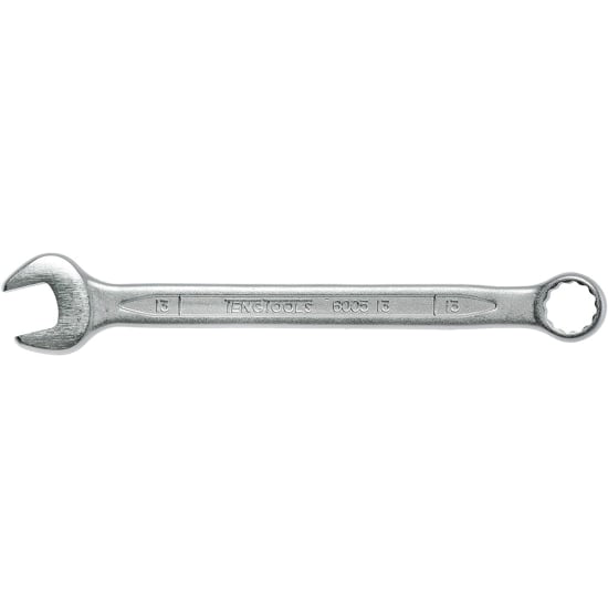 Teng 13mm Combination Spanner, durable Chrome Vanadium Steel, 12-point ring end, ideal for automotive and plumbing tasks.