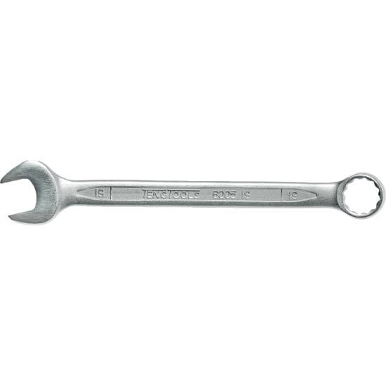 19mm Teng combination spanner made of durable Chrome Vanadium Steel with Hip Grip technology for optimal fastening in tight spaces.