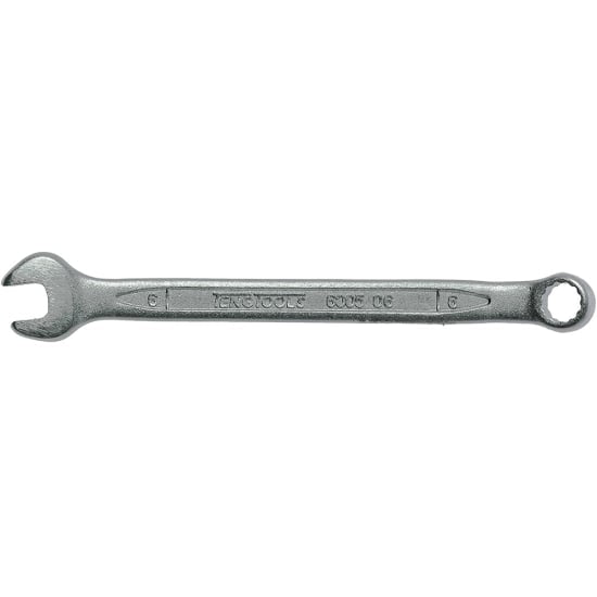 Teng 6mm combination spanner made of Chrome Vanadium Steel, featuring a 12-point ring end for durability and easy access.