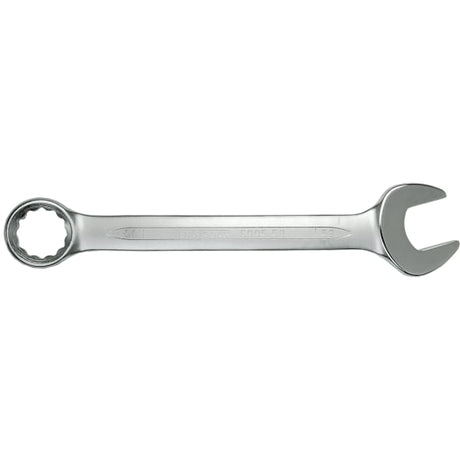 Teng Tools 58mm combination spanner made of Chrome Vanadium Steel, featuring a 12-point offset ring head for tight spaces.