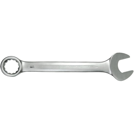 Teng Tools 65mm Combination Spanner, crafted from Chrome Vanadium Steel, designed for durability with a 12-point offset ring head.