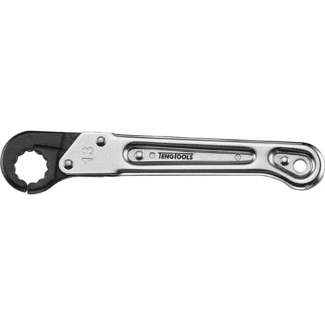 Teng 17mm Quick Ring Wrench designed for easy access to couplings in tight spaces, ideal for mechanics and plumbers.