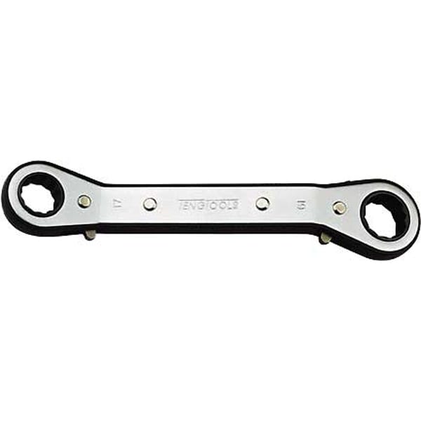 Teng 17x19mm Ratchet Off-Set Double Ring Spanner (Each)