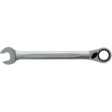 Teng 7/8" reversible ratchet spanner with dual ends, 13° offset for tight spaces, 72 teeth for precision, and flip reverse lever.