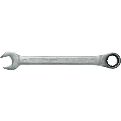 Teng 19mm Ratchet Combination Spanner with dual ends and 72-teeth ratchet for efficient tightening and loosening in tight spaces.