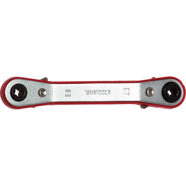 Teng E22-E24 Ratchet Off-Set Double Ring Spanner (Each)