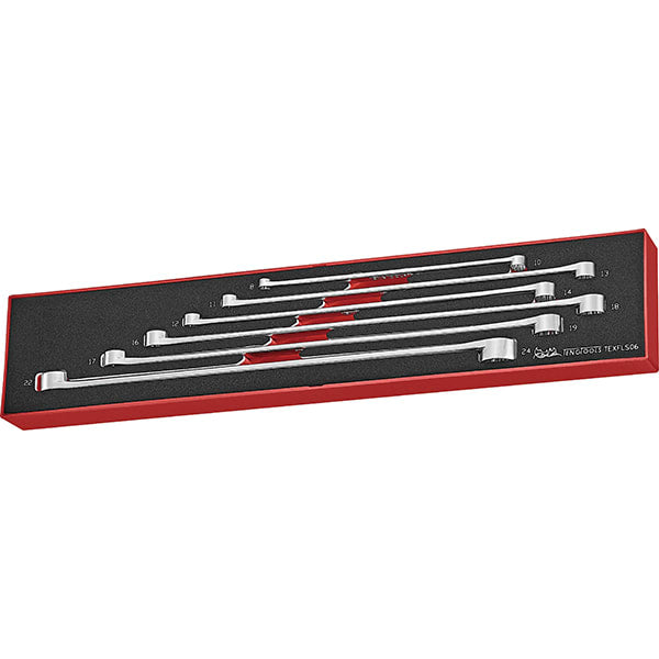 Teng Long Ring Spanner Set TEX-Tray TEXFLS06 6 Piece