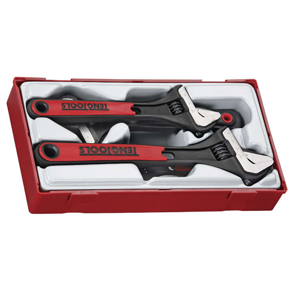 Teng TC-Tray Adjustable Wrench Set 4 Piece