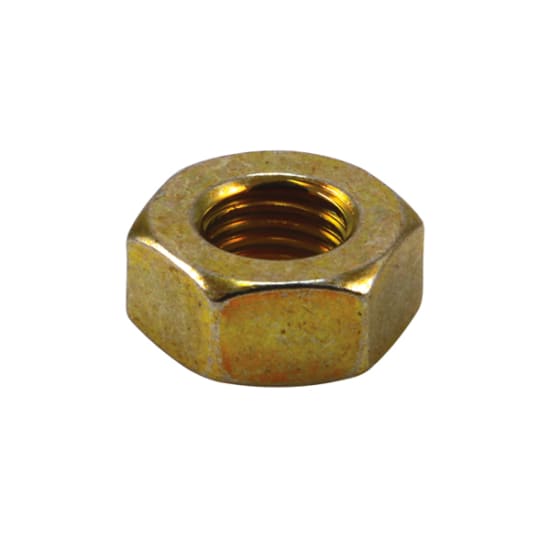 Hexagon nuts 1/4in UNC, rust-resistant, durable fasteners for automotive and DIY projects in a convenient packet.