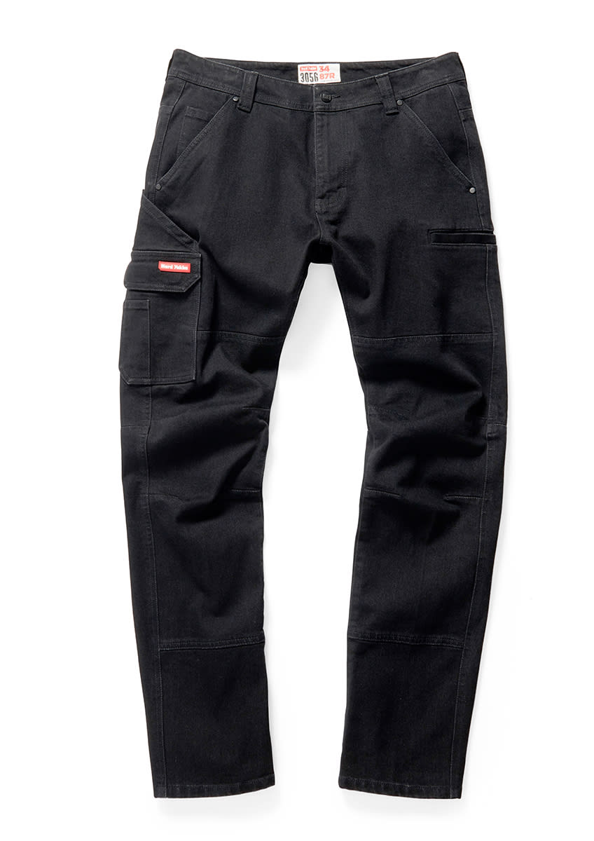 Hard Yakka, Tough Jean with Dyneema , Y03400 - Black (Size: 82)