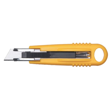 Sterling Side-Slide Self Retracting Knife with automatic blade retraction for safety, suitable for left and right-handed users.