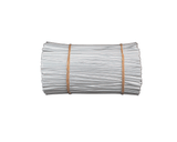 100mm white twist ties in a 2000 pack, ideal for bundling, fastening, and organizing with a user-friendly soft plastic finish.