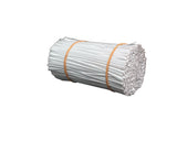 100mm White Twist Ties 2000 Pack