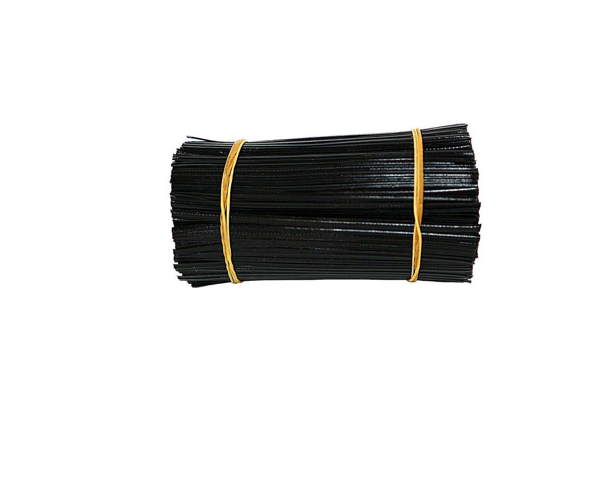 Twist Ties Black 100mm 2000 (Pack)