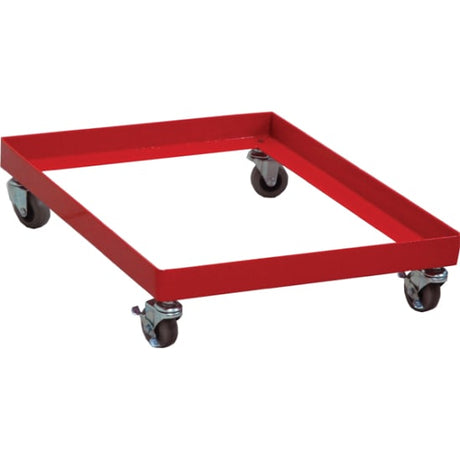 Mobile Teng Side Cabinet Trolley with wheels, featuring fixed and swivel castors for easy tool storage and transport.