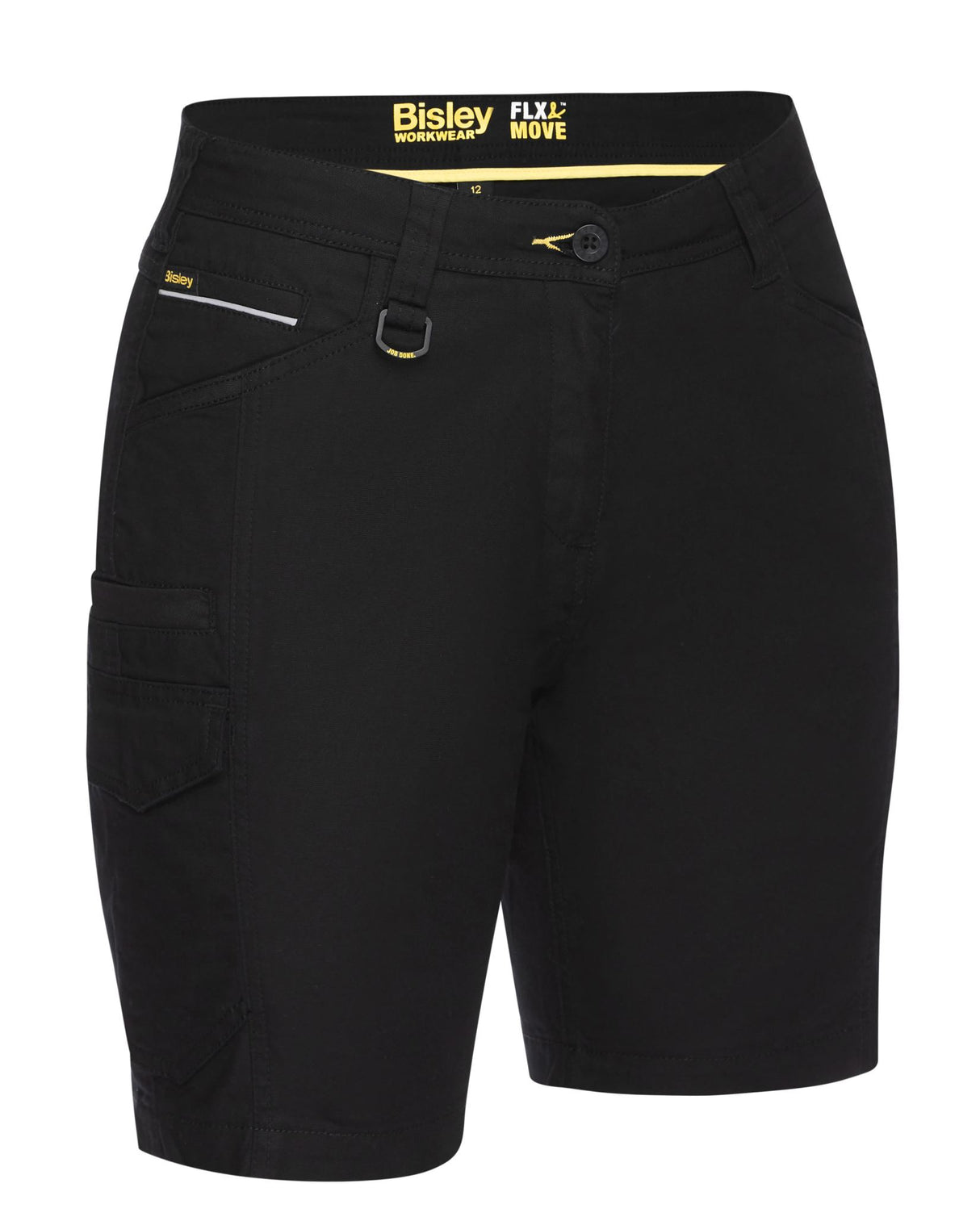 Bisley, Women's FLX & MOVE Cargo Short, BSHL1044 - Black - 10