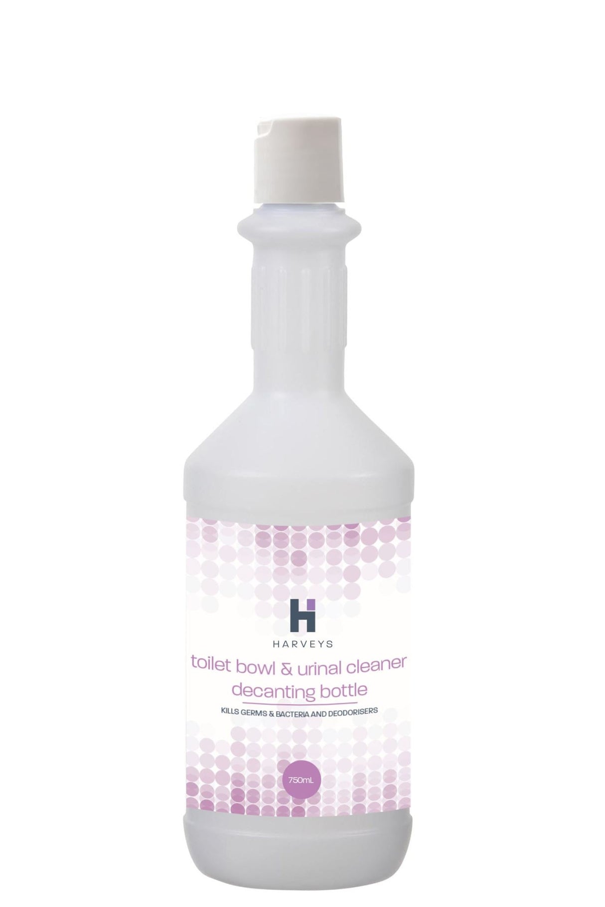 Harveys Toilet Bowl & Urinal Cleaner Decant Bottle 750ml