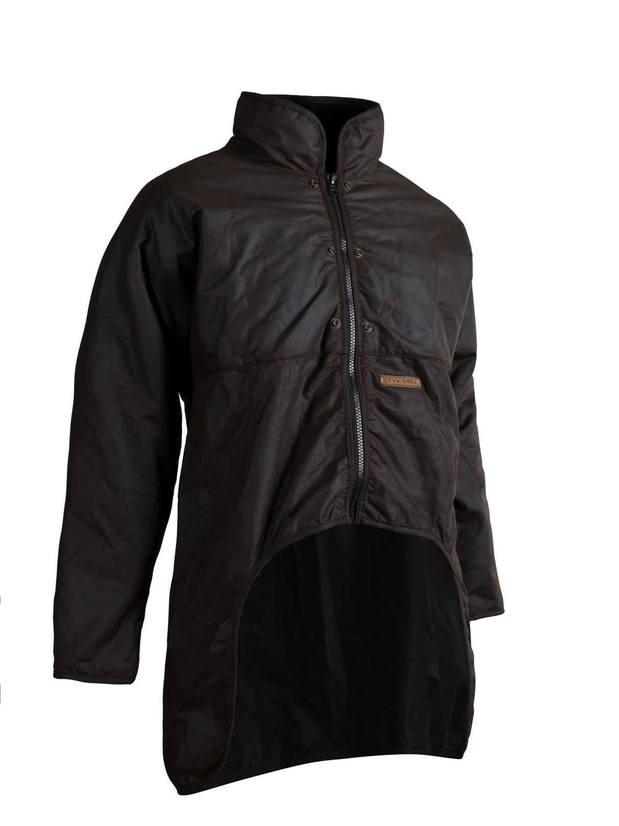 Styx Mill, Oilskin Long Length Long Sleeve Jacket - Standard - 2XL