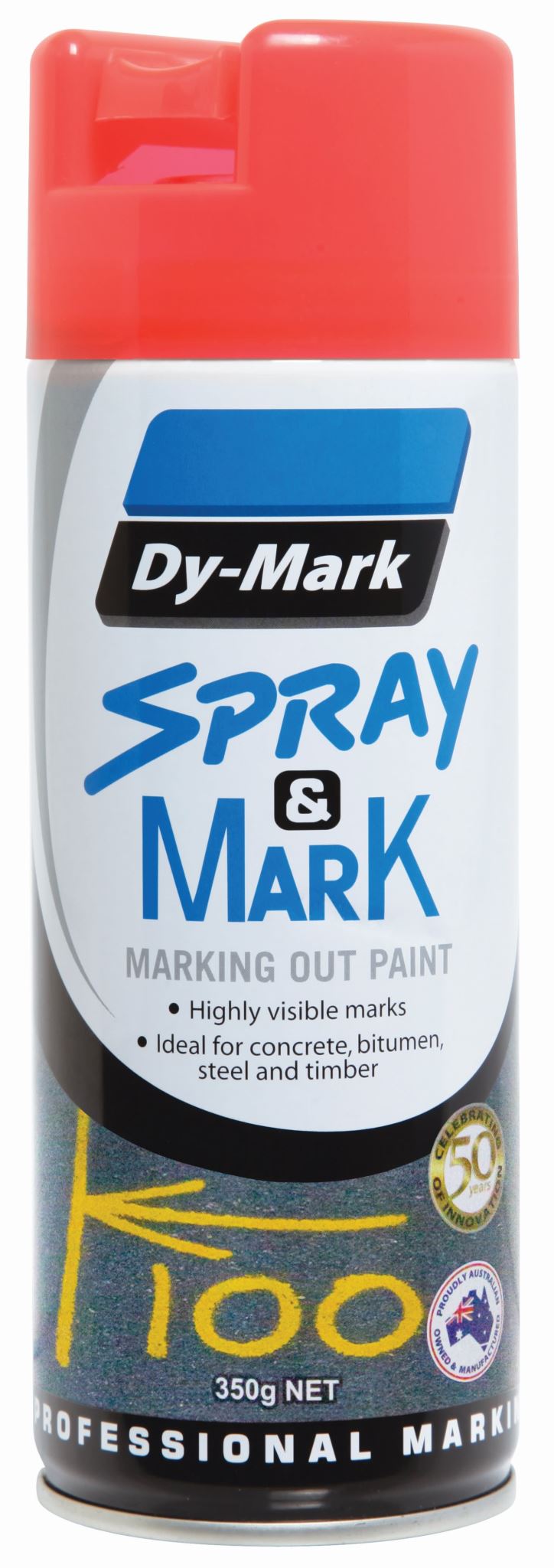 Dy-Mark Spray & Mark Fluoro Orange 350g