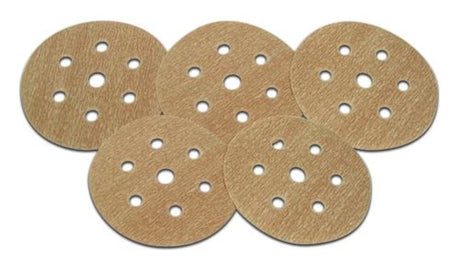 Norton A275 Speed-Grip Discs 240 Grit, 100-pack, ideal for wood, metal, and plastic; tear-resistant, flexible, and clog-free.