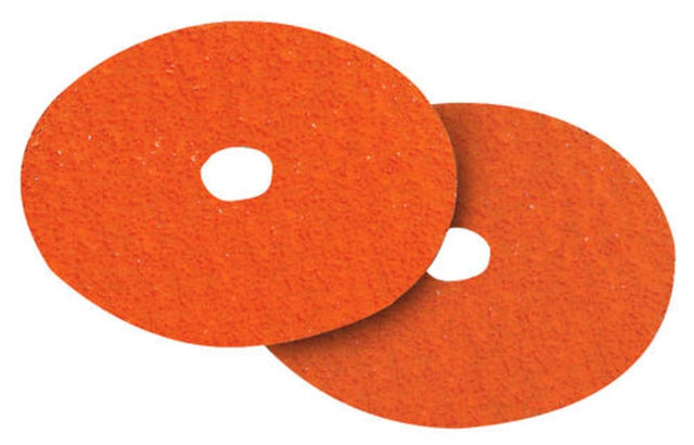 High-performance 60 grit BLAZE fibre discs, ideal for grinding stainless steel and titanium with excellent durability and surface finish.