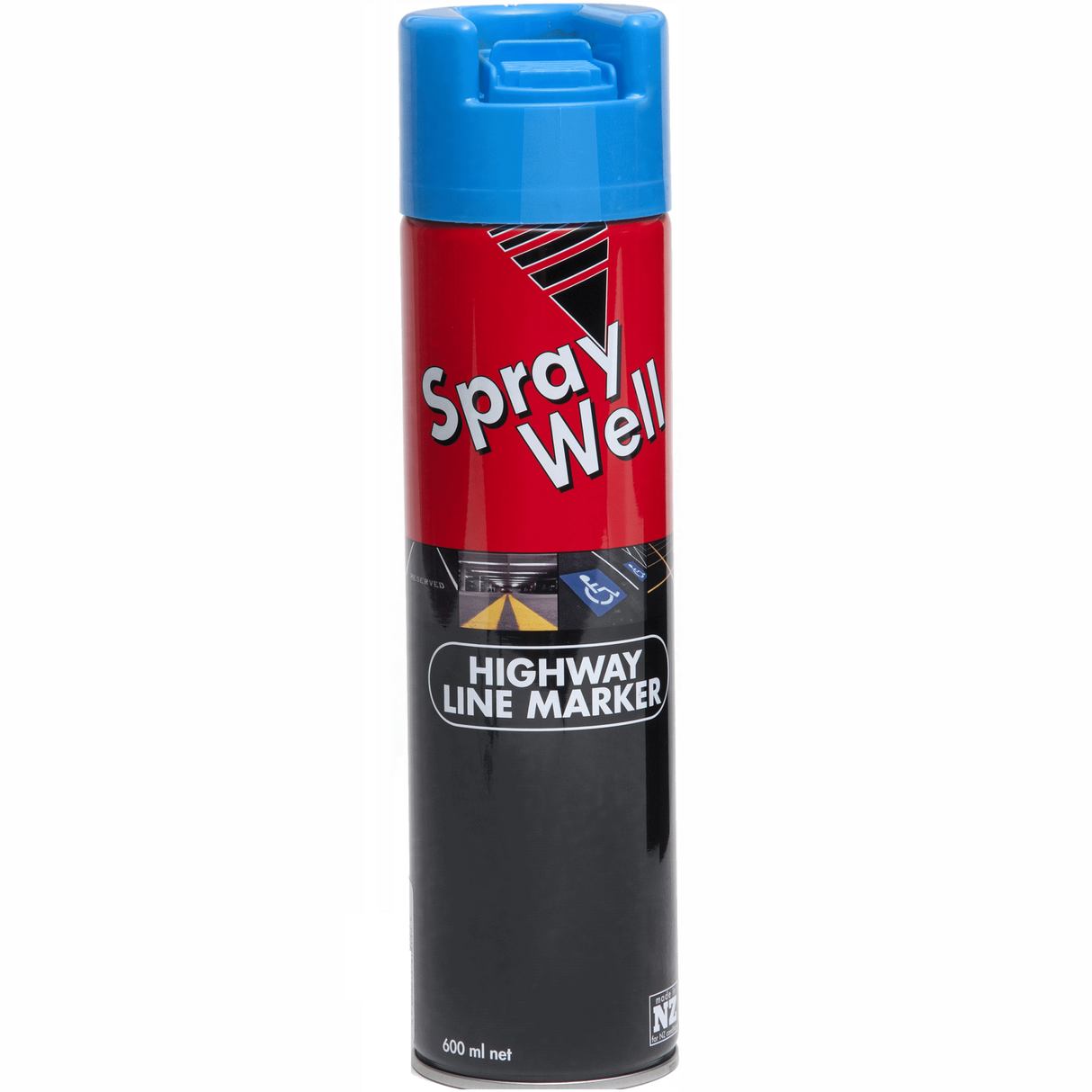 Spray Well Highway Line Marking Paint 600ml - Blue