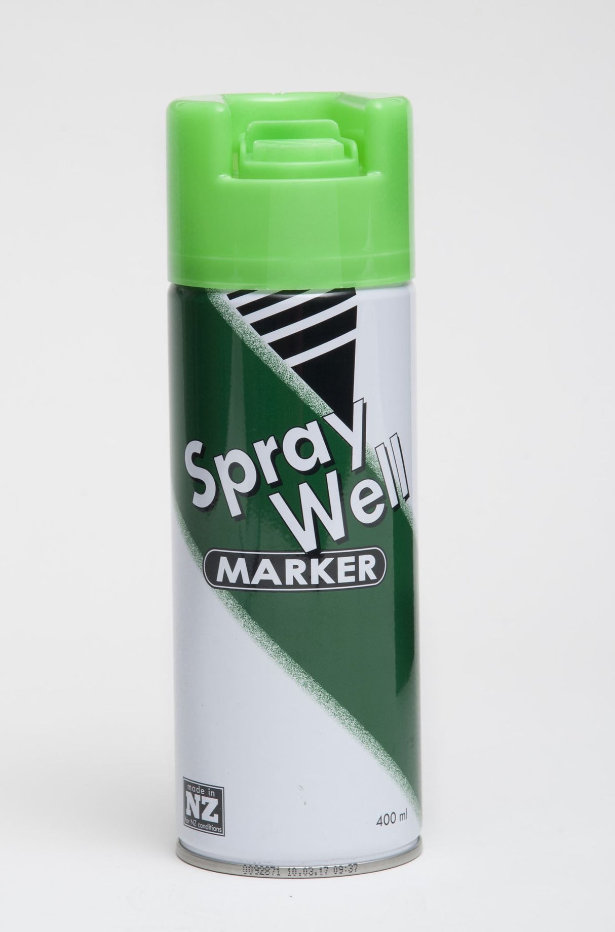 Spray Well Upside Down Marking Paint 400ml - Fluro Green