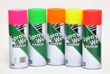SprayWell Fluoro Marking Paint 400ml Fine Nozzle - Fluro Red