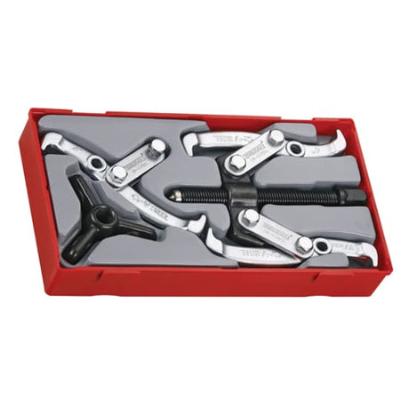 Teng 2 in 1 Puller Set featuring 2 or 3 leg options, chrome vanadium steel, and compact design for versatile pulling tasks.