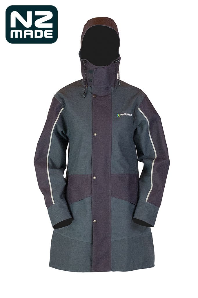 Kaiwaka, Stormforce Women's Parka, STFCL120 - Navy (Size: L)