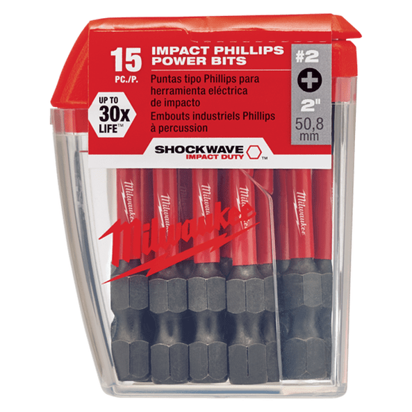 Milwaukee Shockwave Power Bit Phillips 2"