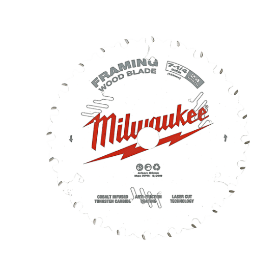 Milwaukee Framing 24T Circular Saw Blade 184mm (Each)