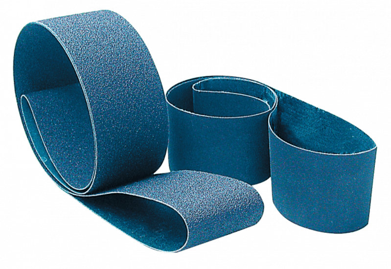 100x1220mm Norton 40 grit Zirconia resin cloth belt, designed for durable metalworking with self-sharpening features.