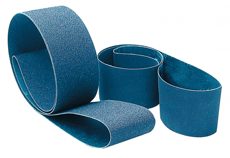 100x1220mm Norton 40 grit Zirconia resin cloth belt, designed for durable metalworking with self-sharpening features.