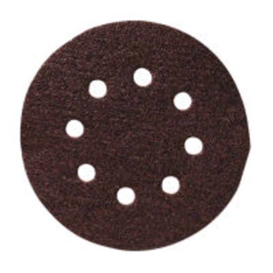 High-performance 125x8H sanding discs with 3M Hookit system, ideal for fine finishing on wood and metal surfaces.