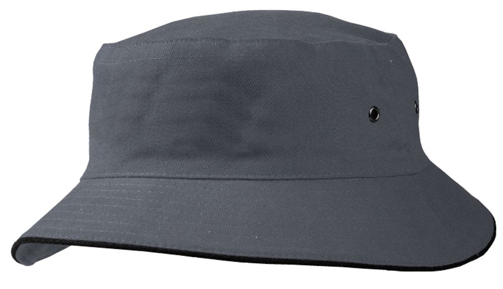 Legend Life, Cotton Bucket Hat, 4007 - Black/White BWT - 23X