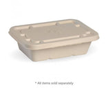 BioPak Natural Plant Fibre Takeaway Base 600ml 125 (Pack)