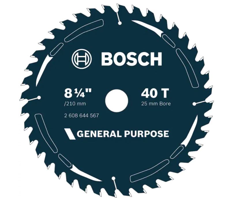 Bosch Saw Blade Circular Wood Cutter 210mm- 40T