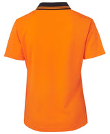 JB's Wear, Women's Hi Vis Polo, 6LHCP - Lime/Navy - 12