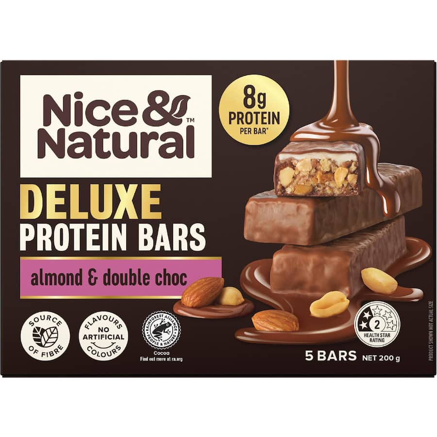 Nice & Natural Deluxe Protein Bars Almond & Double Choc