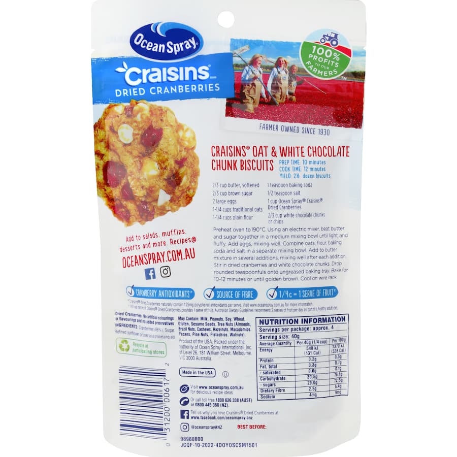 Ocean Spray Craisins Original 150g