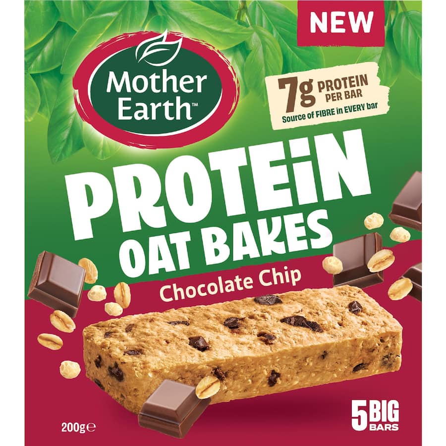 Mother Earth Protein Oat Bakes Chocolate Chip