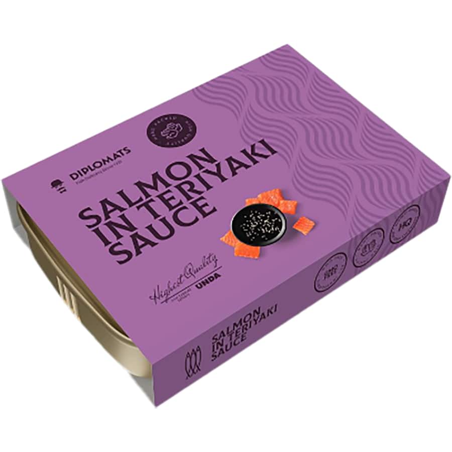 Diplomats Salmon Teriyaki Sauce Tin 140g