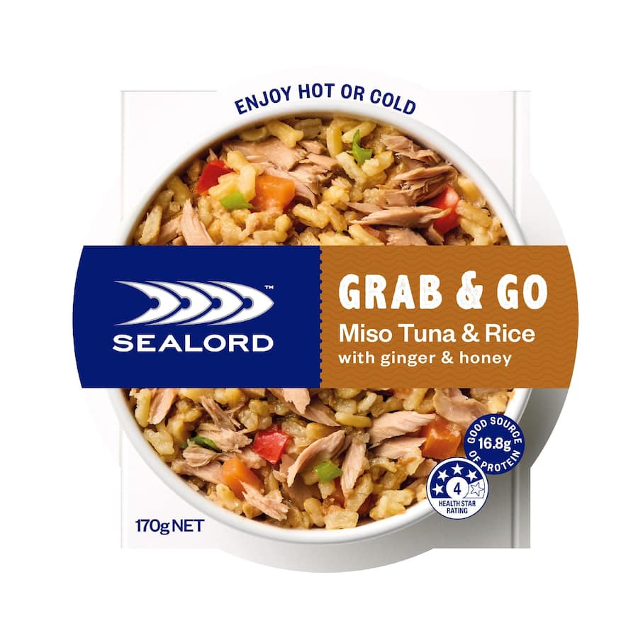 Sealord Grab & Go Tuna Miso & Rice Pottle 170g